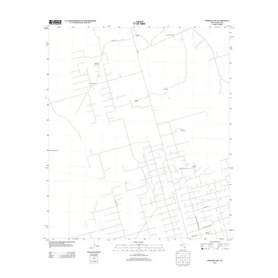2012 Map of Penwell SW, 2012 Print