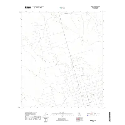 2019 Map of Penwell SW, 2019 Print