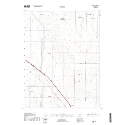 2019 Map of Peoria, 2019 Print
