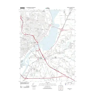 2012 Map of Peoria East, 2012 Print