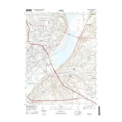 2015 Map of Peoria East, 2015 Print