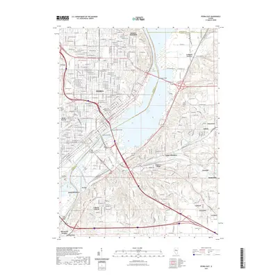 2021 Map of Peoria East, 2021 Print