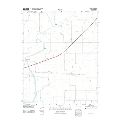 2012 Map of Peoria, 2012 Print