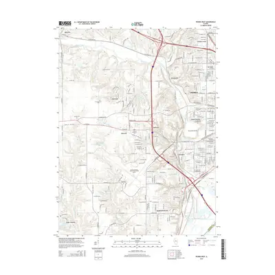 2015 Map of Peoria West, 2015 Print