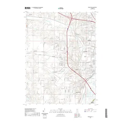 2021 Map of Peoria West, 2021 Print