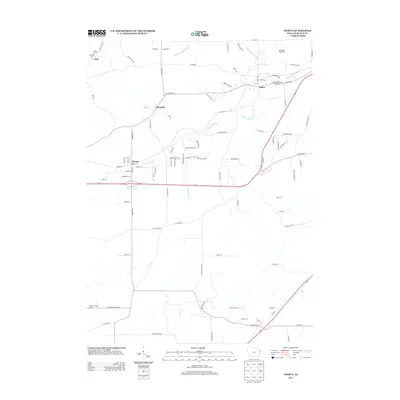 2013 Map of Peosta, 2013 Print
