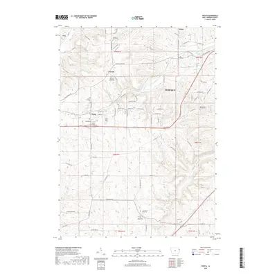 2018 Map of Peosta, 2018 Print