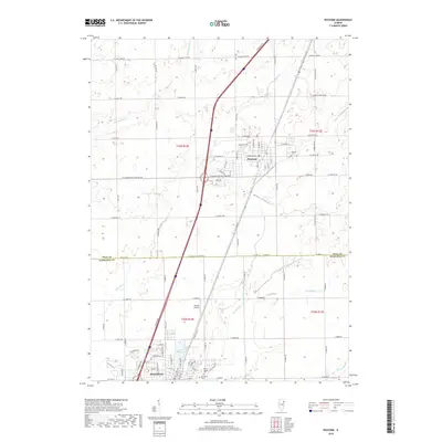 2018 Map of Peotone, 2018 Print