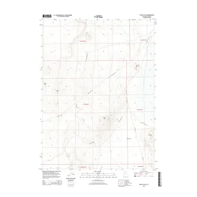 2014 Map of Peplin Flats, 2014 Print