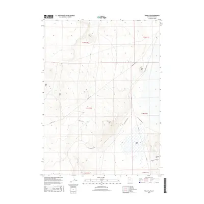 2017 Map of Peplin Flats, 2017 Print