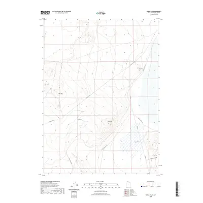2020 Map of Peplin Flats, 2020 Print