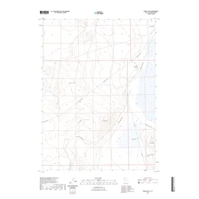 2023 Map of Peplin Flats, 2023 Print