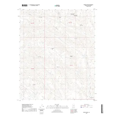 2018 Map of Pepper Canyon, 2018 Print