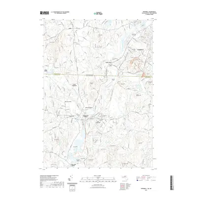 2021 Map of Pepperell, 2021 Print