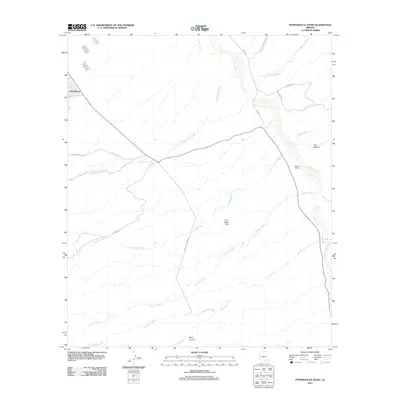2011 Map of Peppersauce Wash, 2011 Print