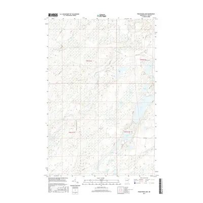 2016 Map of Pequaywan Lake, 2016 Print