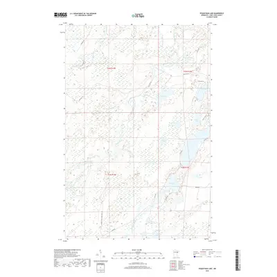 2019 Map of Pequaywan Lake, 2019 Print