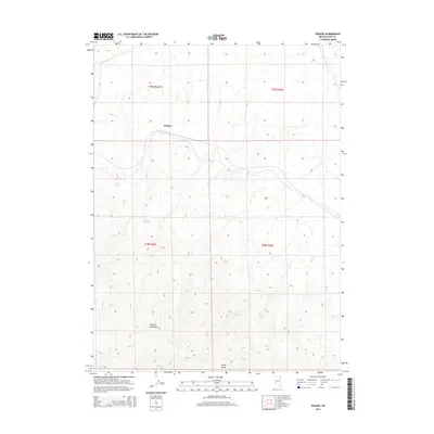 2014 Map of Pequop, 2014 Print