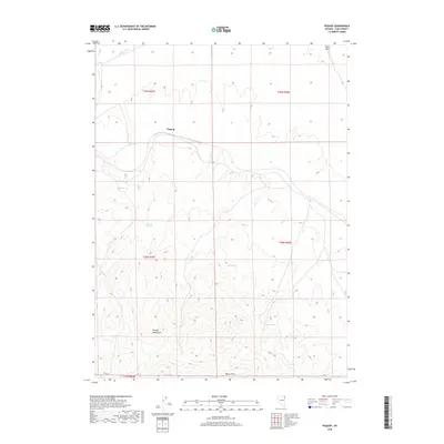 2018 Map of Pequop, 2018 Print