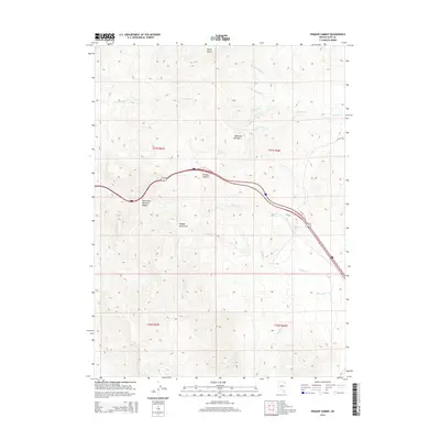 2014 Map of Pequop Summit, 2014 Print