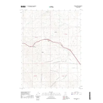 2018 Map of Pequop Summit, 2018 Print