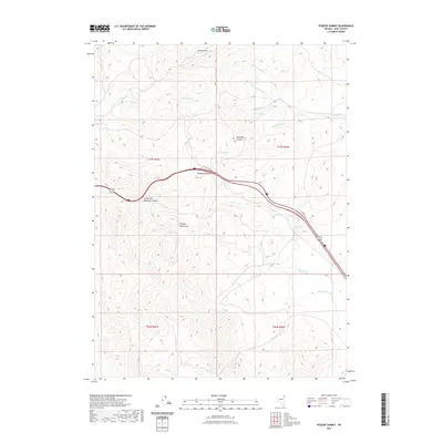 2021 Map of Pequop Summit, 2021 Print