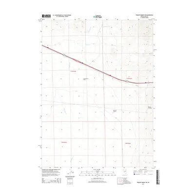 2014 Map of Pequop Summit SW, 2014 Print