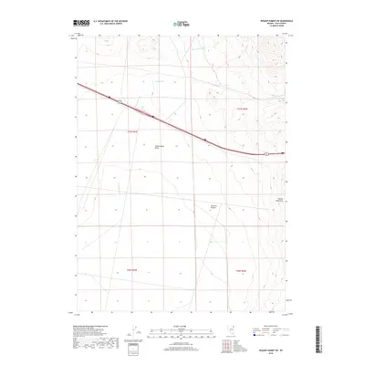 2018 Map of Pequop Summit SW, 2018 Print