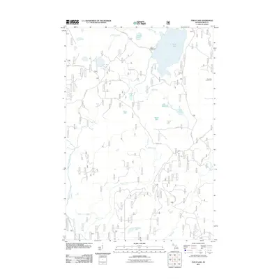 2011 Map of Perch Lake, 2011 Print