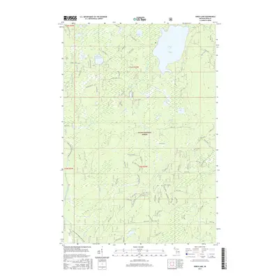 2017 Map of Perch Lake, 2017 Print