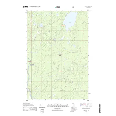 2019 Map of Perch Lake, 2019 Print