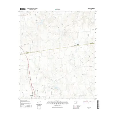 2016 Map of Percilla, 2016 Print