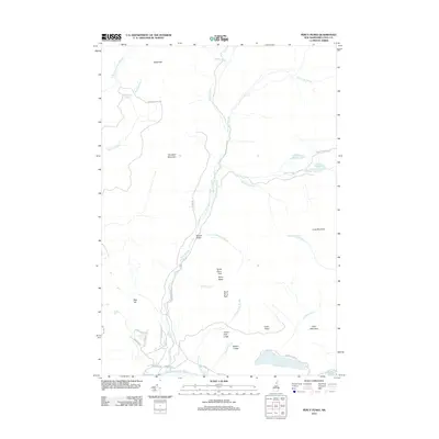 2012 Map of Percy Peaks, 2012 Print