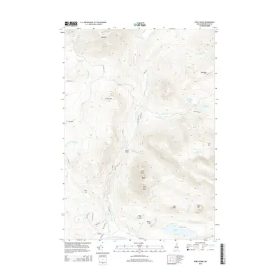 2015 Map of Percy Peaks, 2015 Print