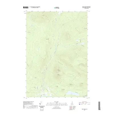 2021 Map of Percy Peaks, 2021 Print