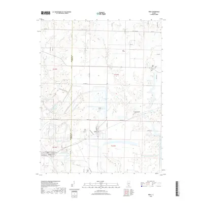 2018 Map of Percy, 2018 Print