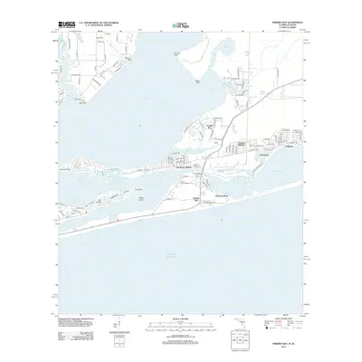 2012 Map of Perdido Bay, 2012 Print