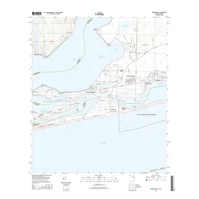 2015 Map of Perdido Bay, 2015 Print
