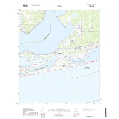 2018 Map of Perdido Bay, 2018 Print