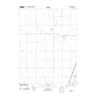 2012 Map of Perdueville, 2012 Print