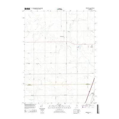 2015 Map of Perdueville, 2015 Print