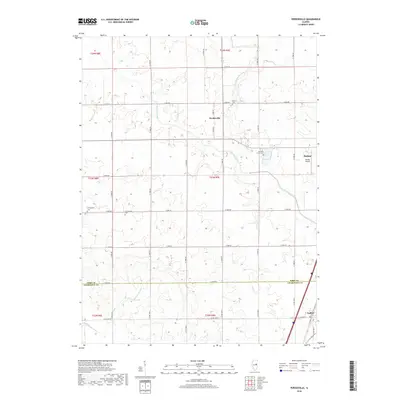 2018 Map of Perdueville, 2018 Print