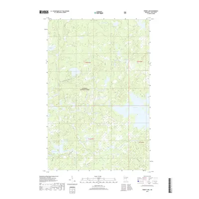 2019 Map of Perent Lake, 2019 Print