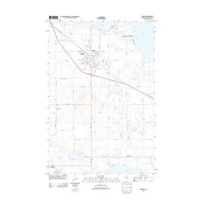 2013 Map of Perham, 2013 Print