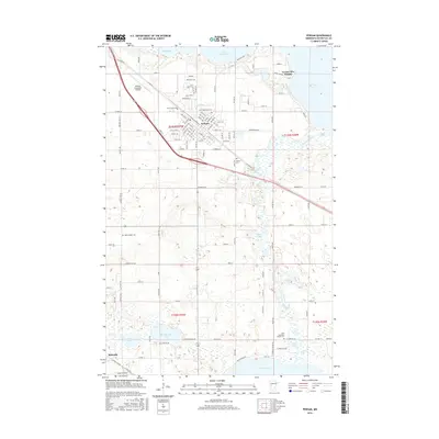 2016 Map of Perham, 2016 Print