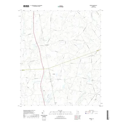 2020 Map of Perkins, 2020 Print