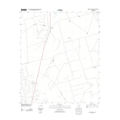 2012 Map of Perkins Lake, 2012 Print