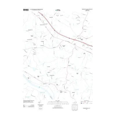 2013 Map of Perkinsville, 2013 Print