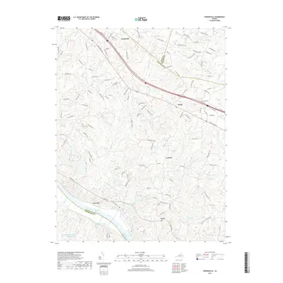 2019 Map of Perkinsville, 2019 Print
