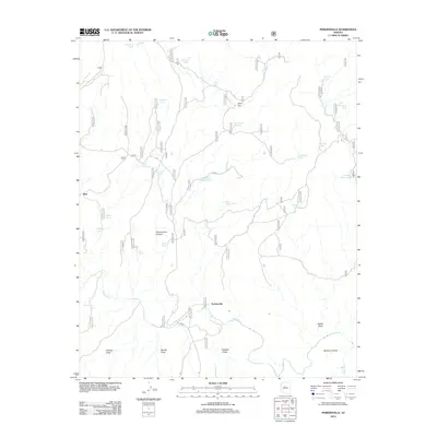 2012 Map of Perkinsville, 2012 Print